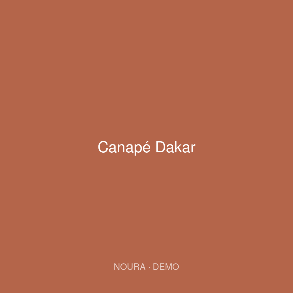 Canapé d'angle Dakar