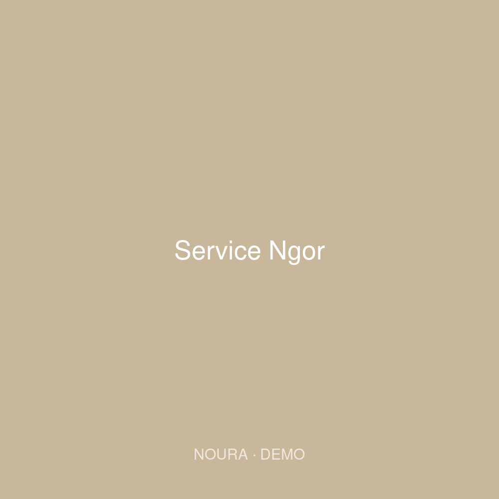 Service de table Ngor (18 pièces)