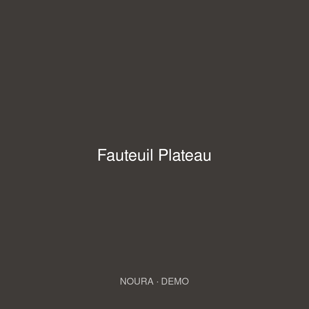 Fauteuil de bureau Plateau