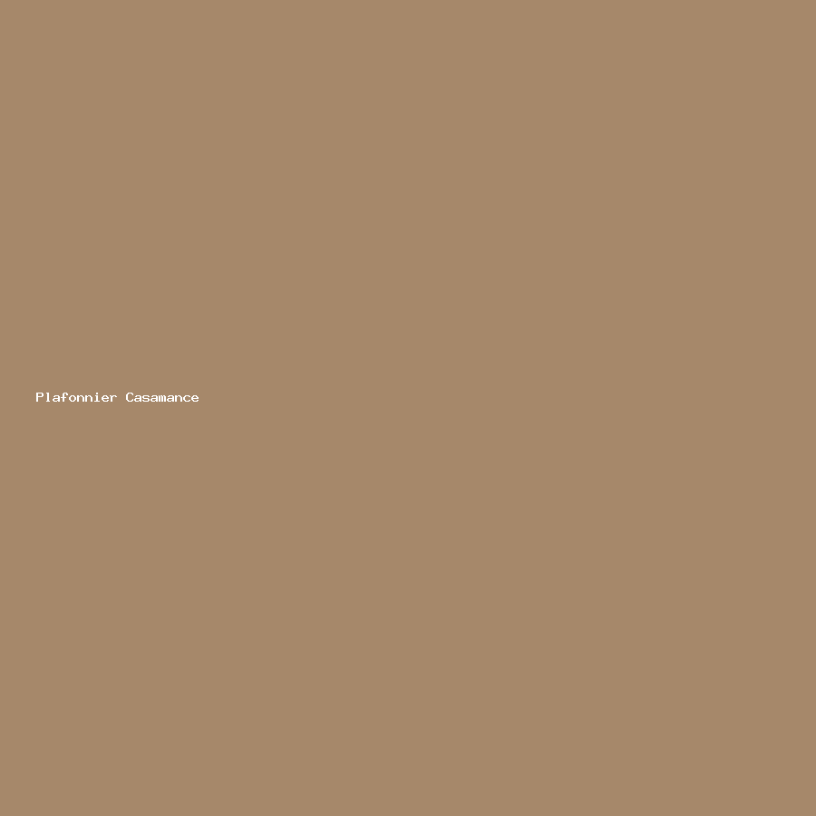 Plafonnier Casamance